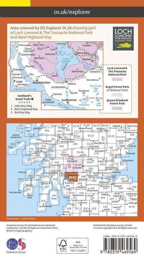 EXPLORER ACTIVE OL38 - South Loch Lomond