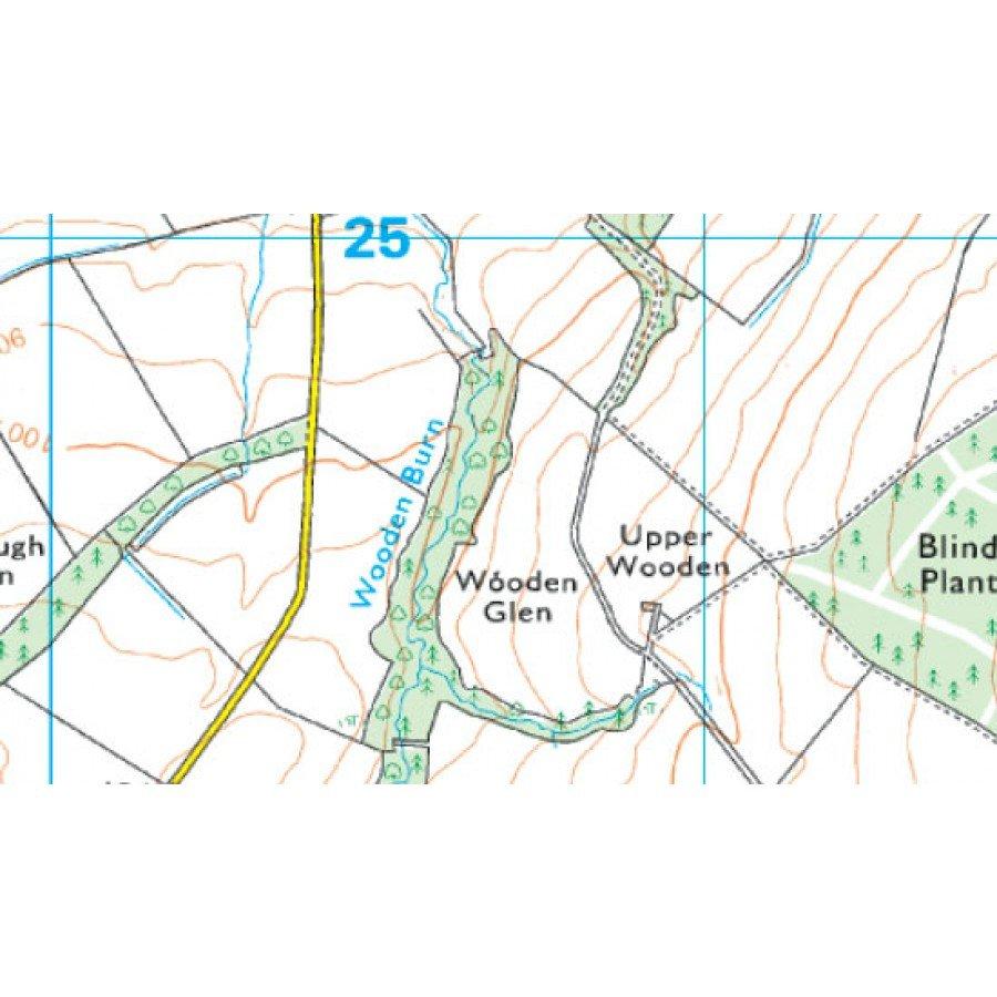Explorer OL16 The Cheviot Hills Map