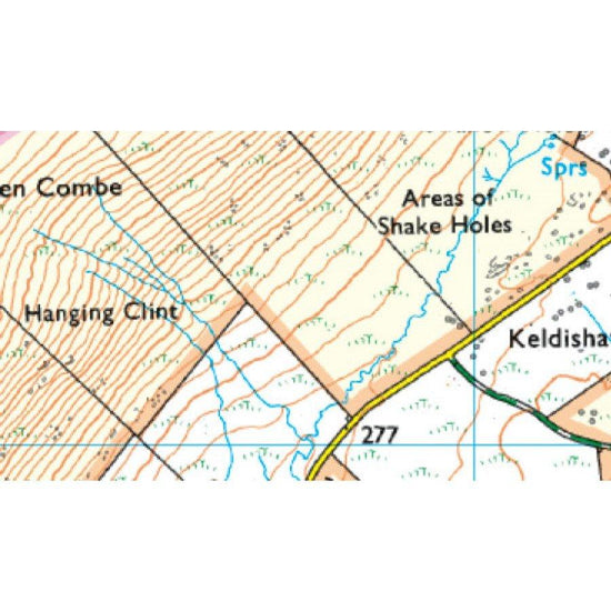 Explorer OL2 Yorkshire Dales - Southern & Western Area Map