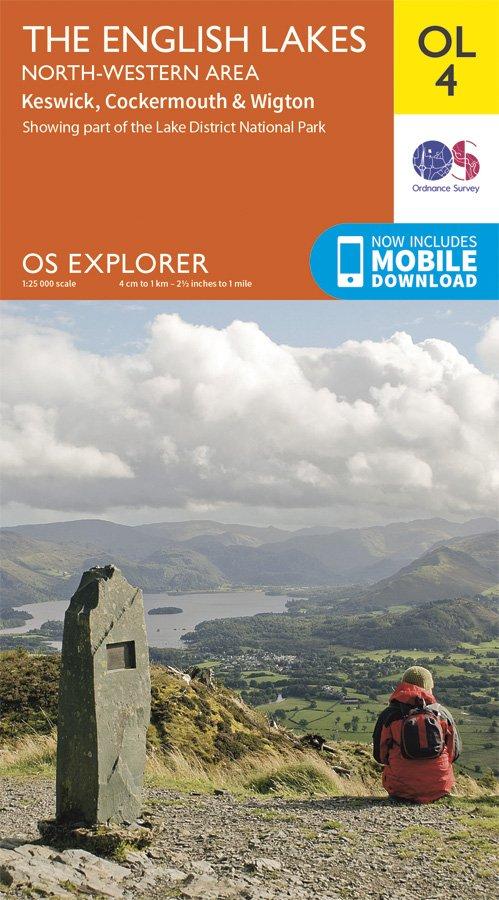 Explorer OL4 The Lake District North Western Area Map