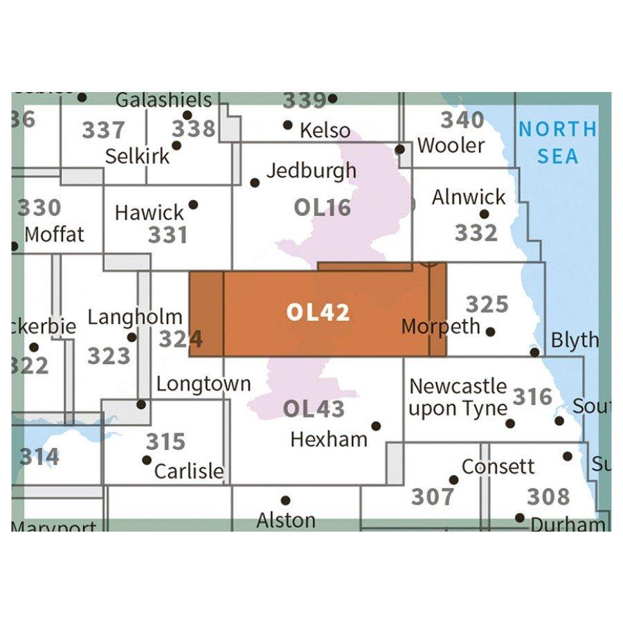 Explorer OL42 Kielder Water & Forest Map