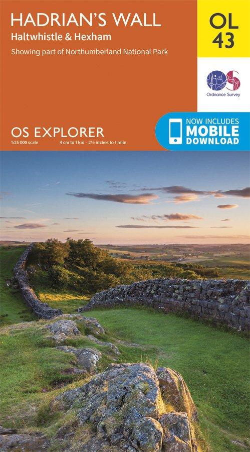 Explorer OL43 Hadrian's Wall Map