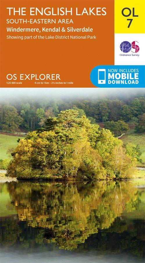 Explorer OL7 The Lake District South Eastern Area Map