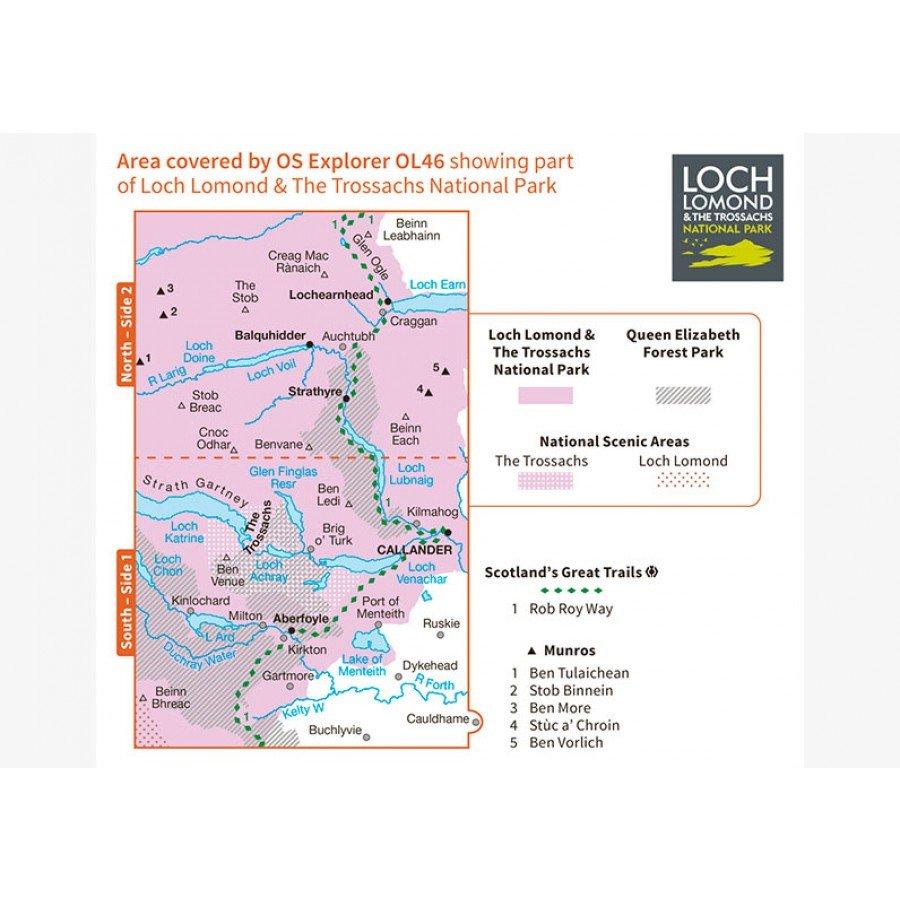 Explorer OL46 The Trossachs Map