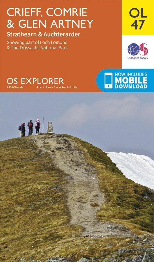 Explorer OL47 Creiff, Comrie & Glen Artney Map