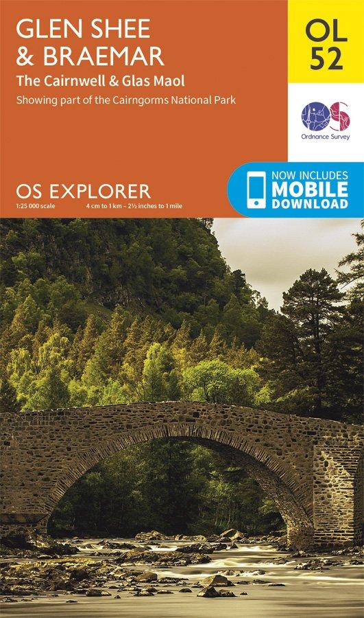 Explorer OL52 Glen Shee & Braemar Map