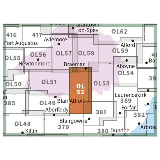 Explorer OL52 Glen Shee & Braemar Map