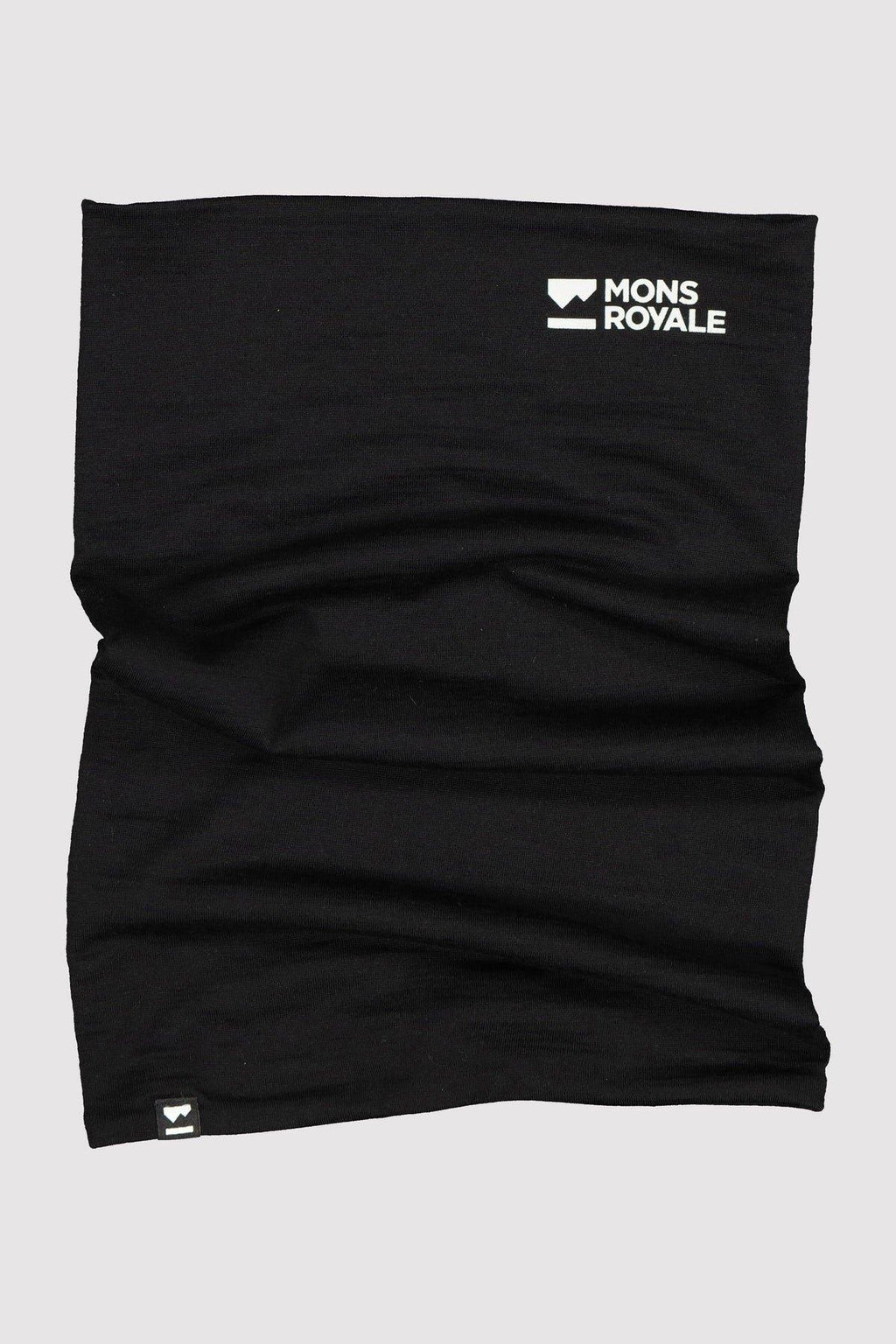 Double Up 100% Merino Neckwarmer - Black