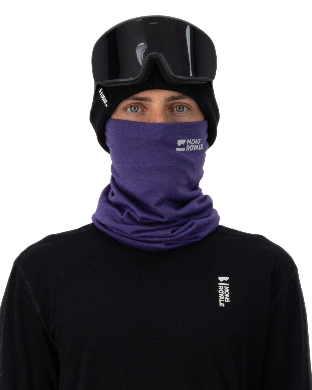Unisex Double Up Neckwarmer - Purple