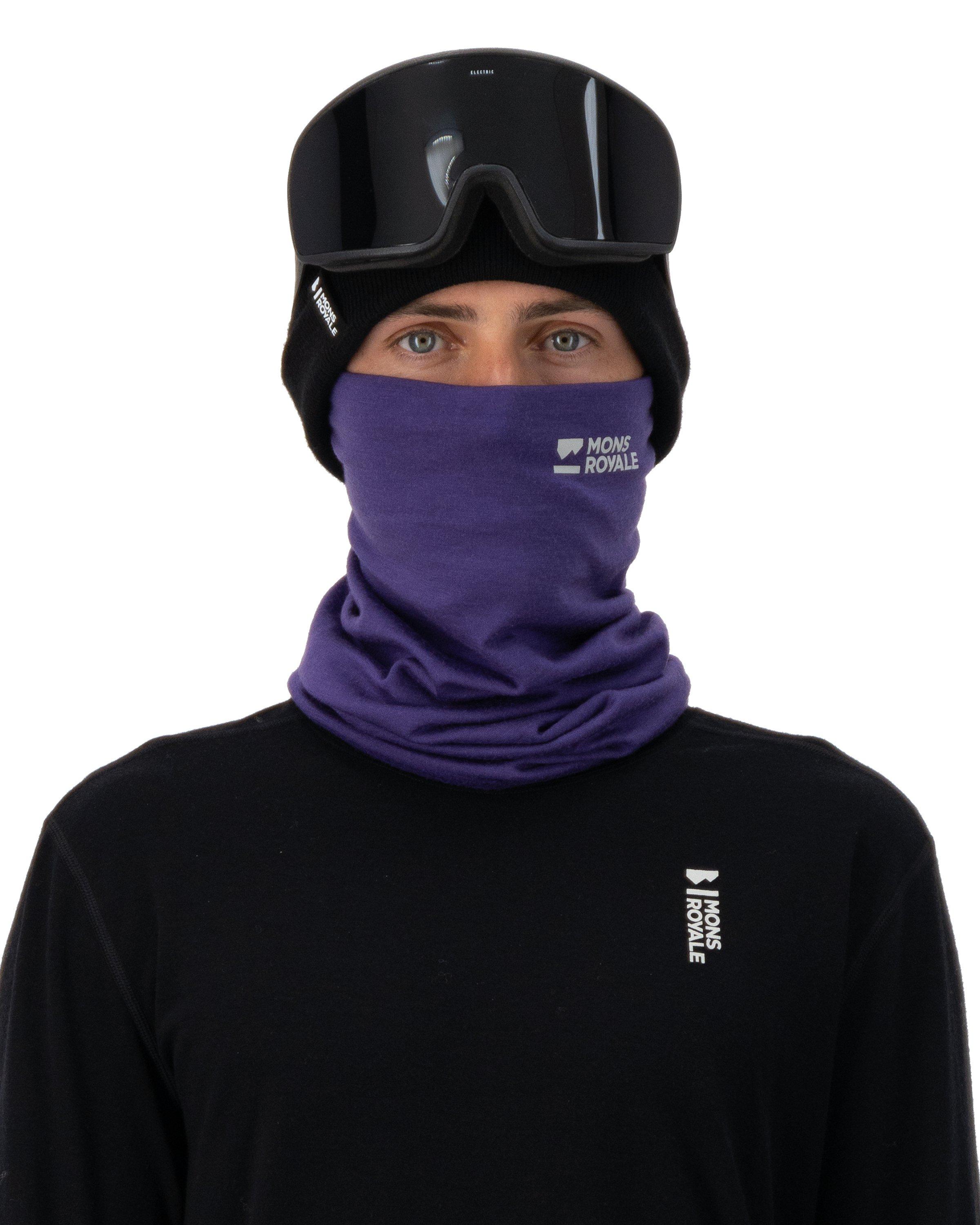 Unisex Double Up Neckwarmer - Purple