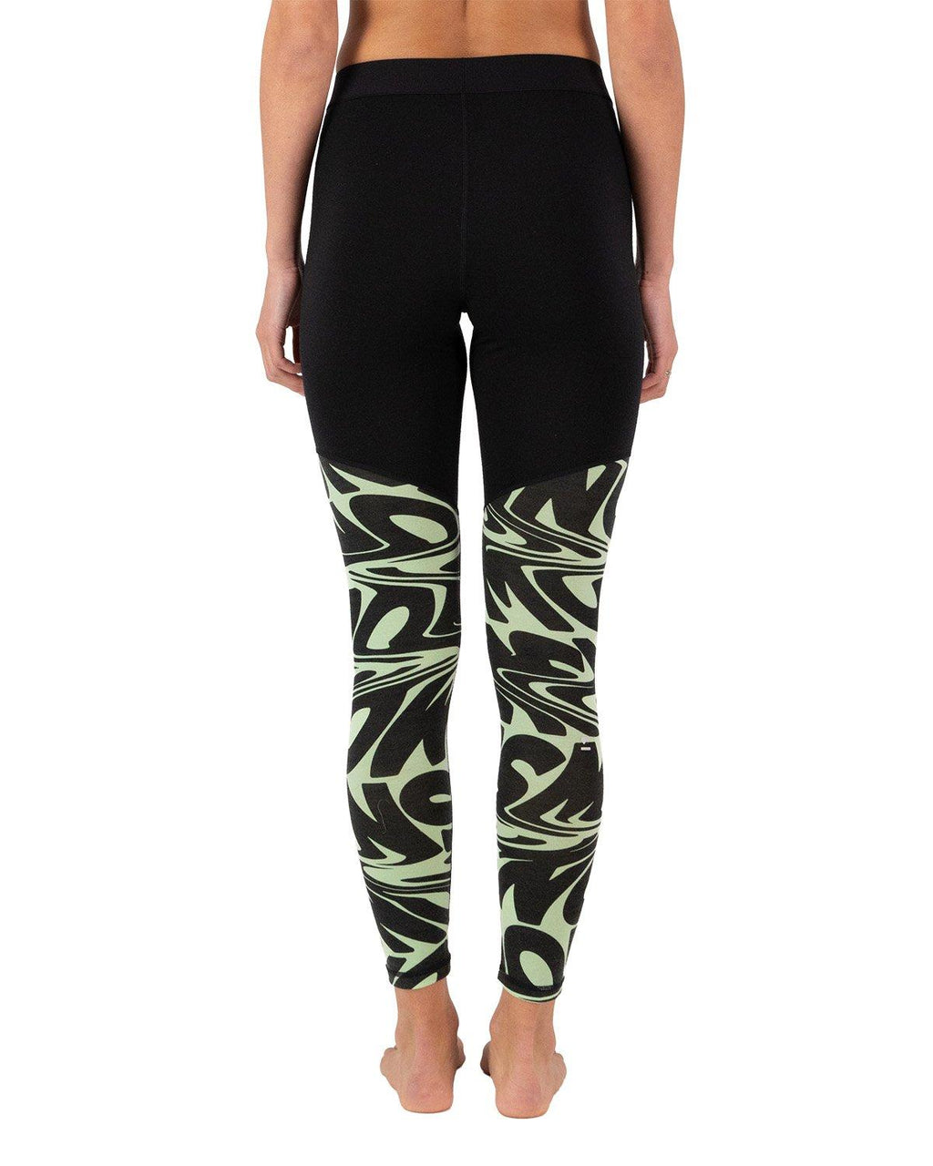 Women's Cascade 200 Leggings - Black / Green
