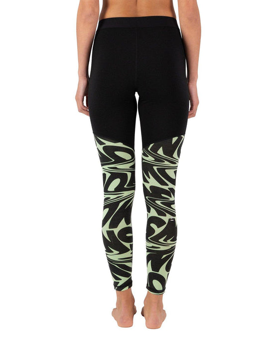 Women's Cascade 200 Leggings - Black / Green