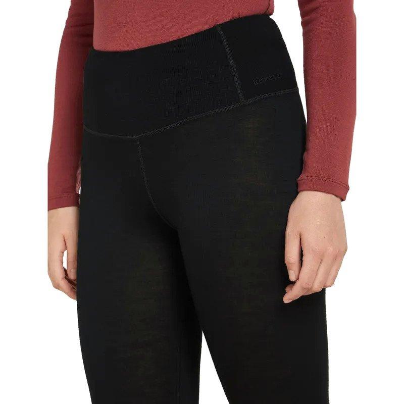 Icebreaker Women's 260 Merino Tech Thermal Leggings - Black | Tiso