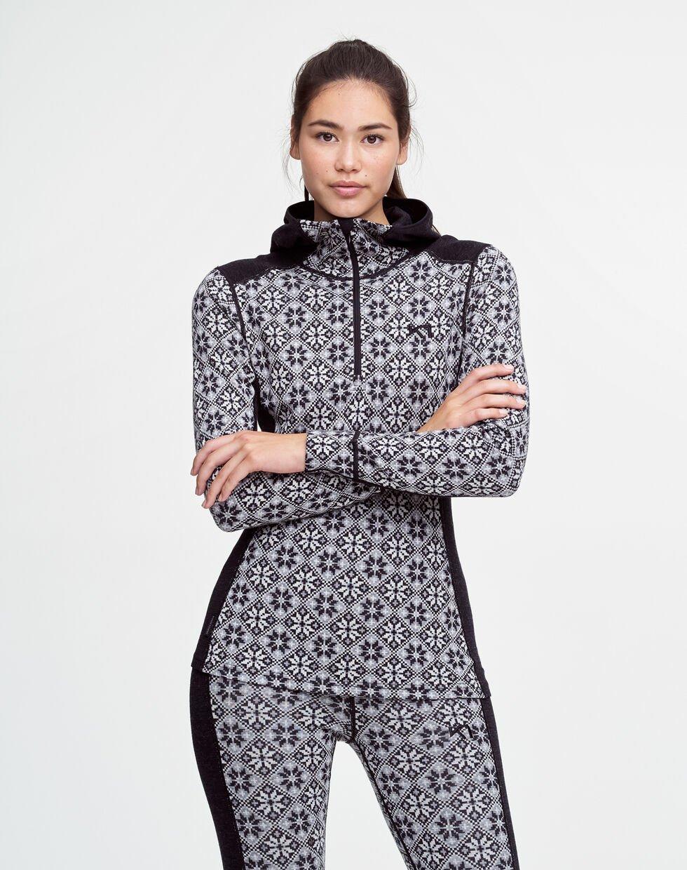 Women's Rose Hood - Black