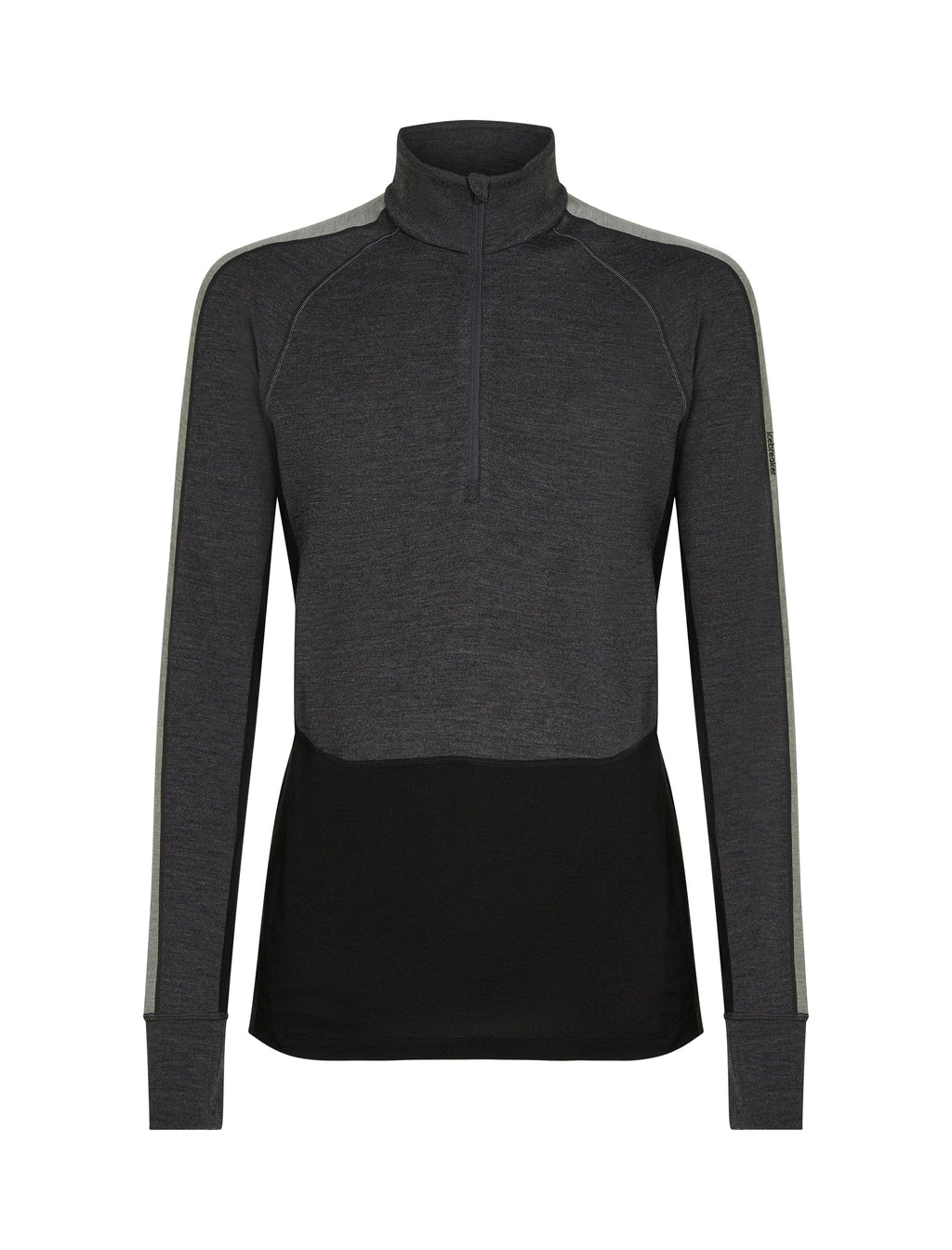 Men's 260 ZoneKnit LS 1/2 Zip Thermal Top - Black