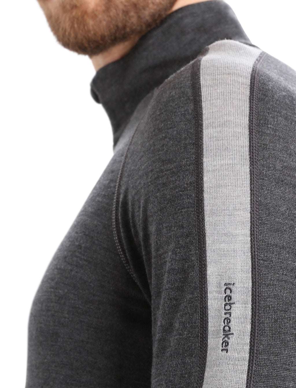 Men's 260 ZoneKnit LS 1/2 Zip Thermal Top - Black