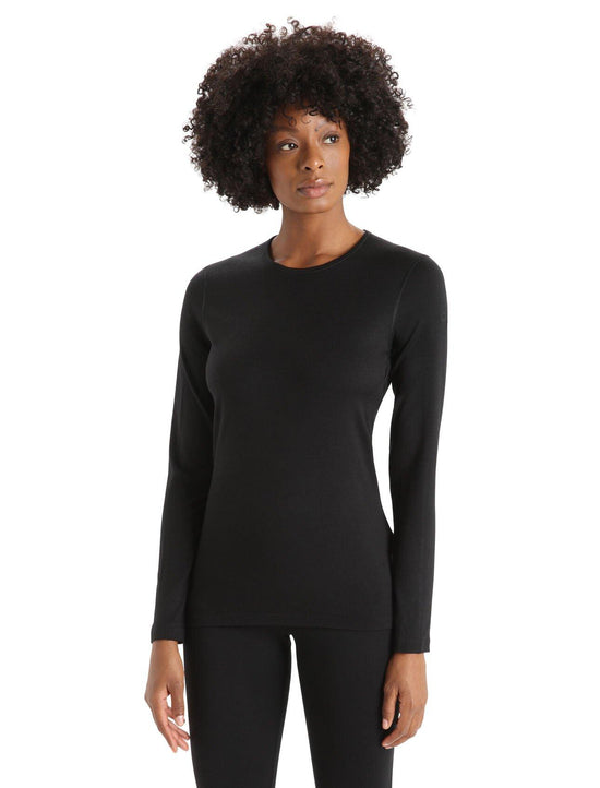 Women's Merino 200 Oasis Long Sleeve - Black