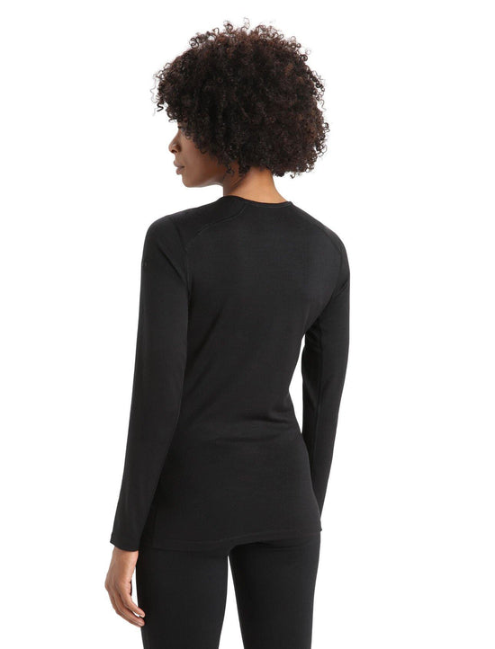 Women's Merino 200 Oasis Long Sleeve - Black