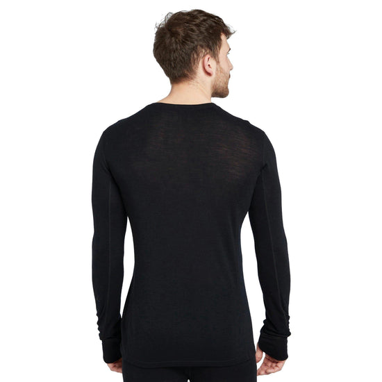 Men's Kelso Merino Long-Sleeve Base Layer - Black