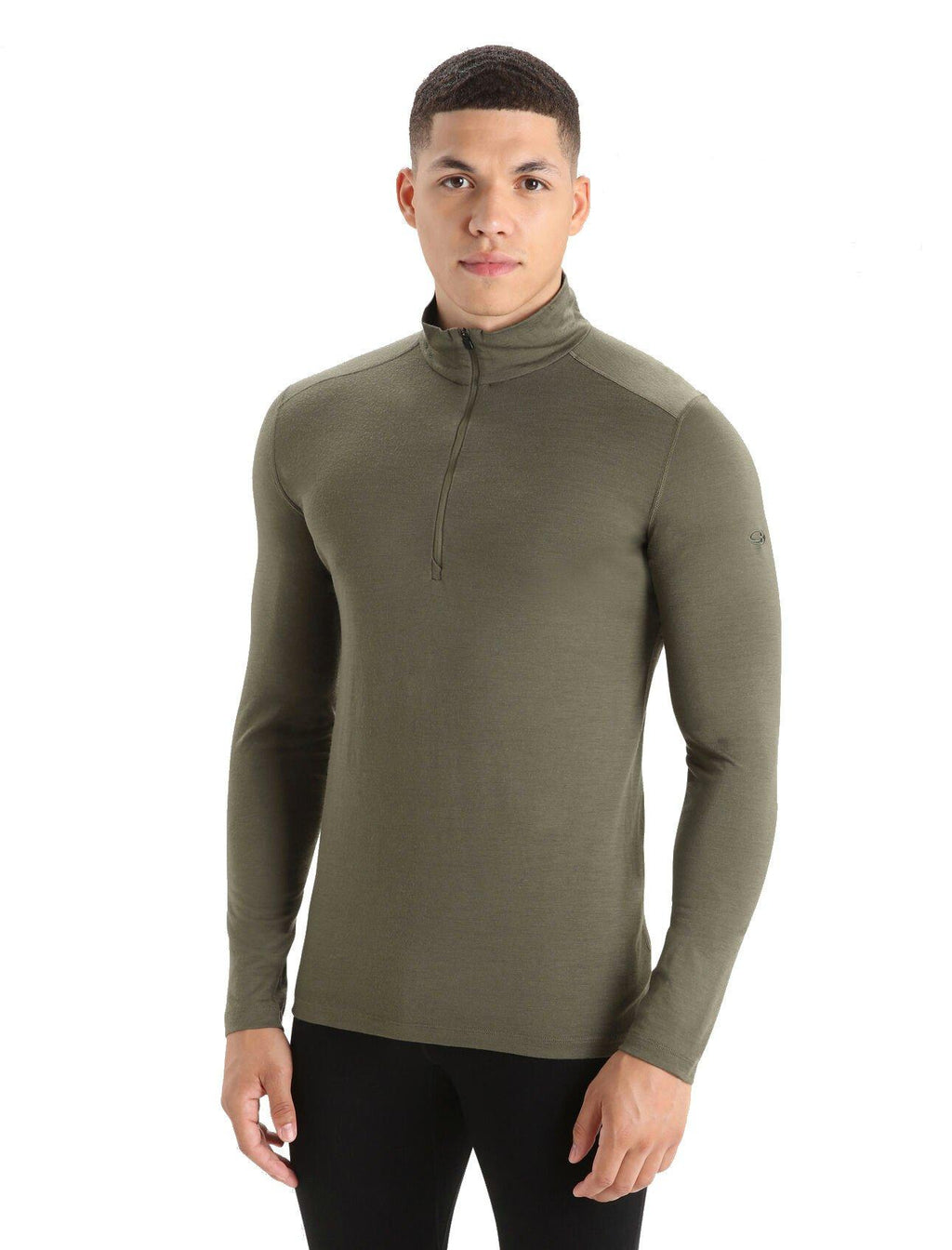 Men's 200 Oasis Long Sleeve Half Zip - Green