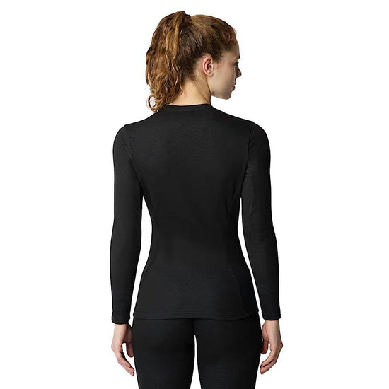Women's Easy Long Sleeve Crew - Black