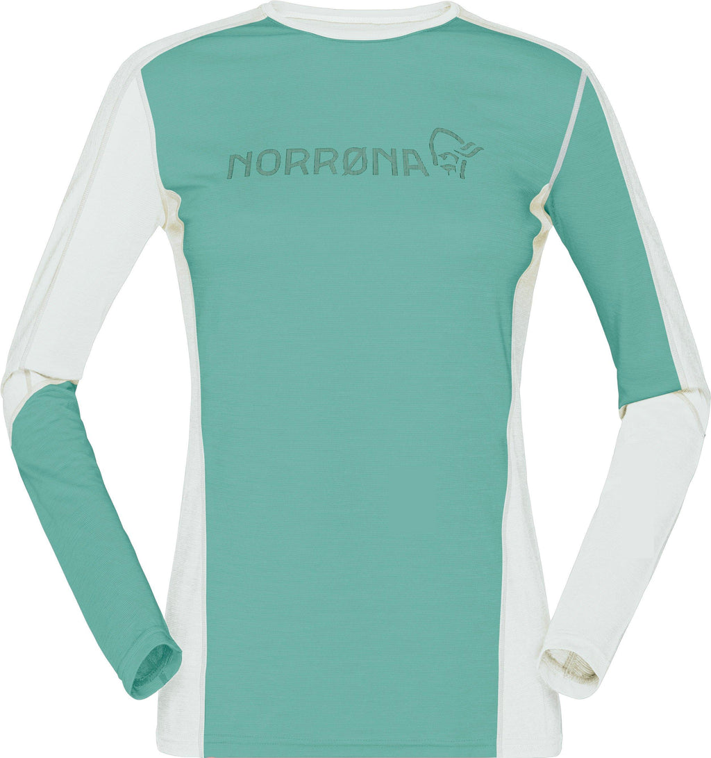 Women's Falketind Equaliser Merino Round Neck - Malachite Green