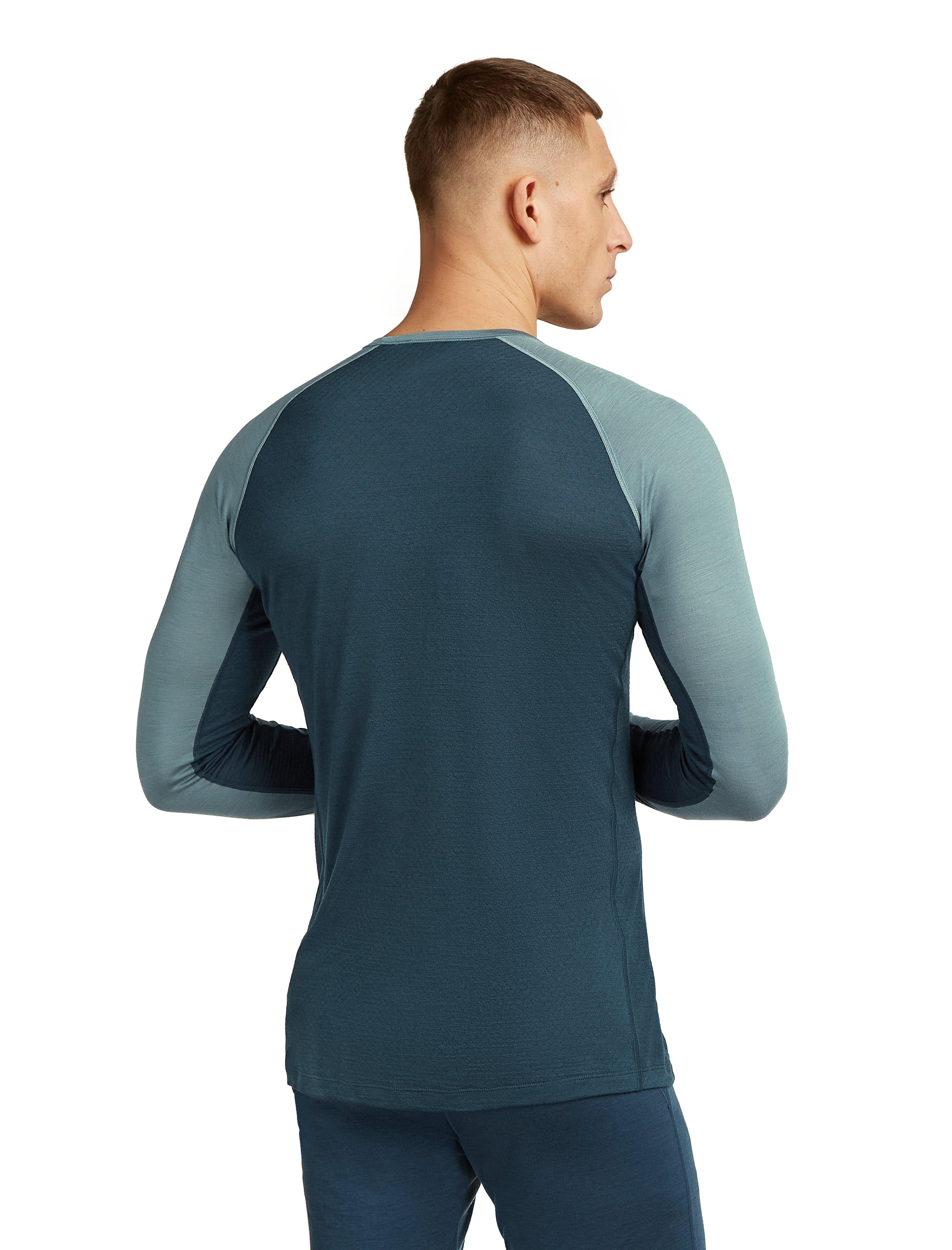 Men's Merino Blend 125 ZoneKnit Long-Sleeve T-Shirt - Blue