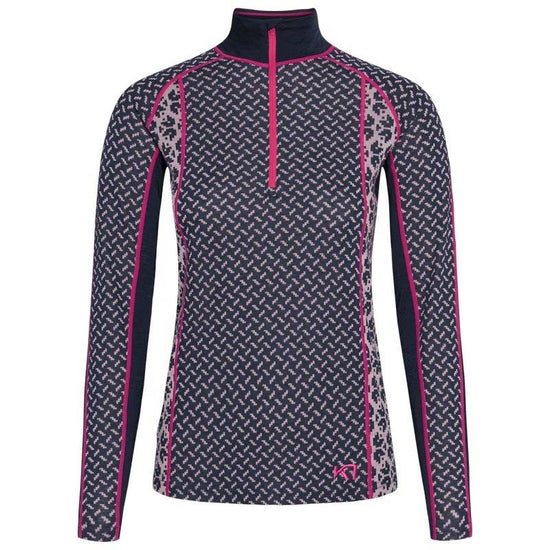 Women's Lekker 1/2 Zip Base Layer Top - Navy