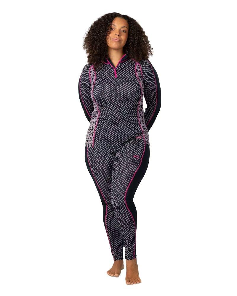 Women's Lekker 1/2 Zip Base Layer Top - Navy
