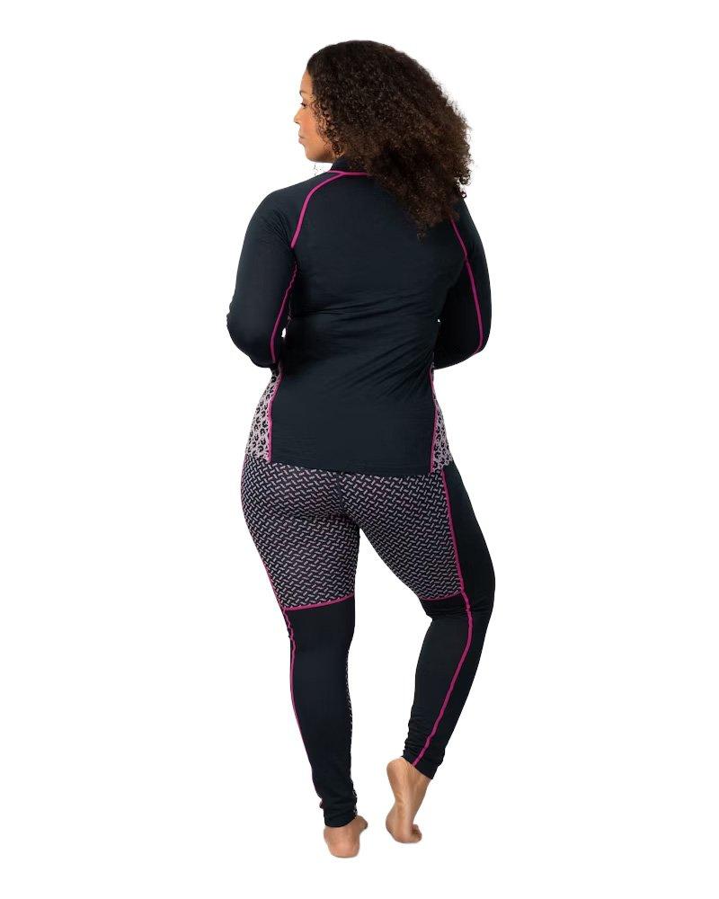 Women's Lekker 1/2 Zip Base Layer Top - Navy
