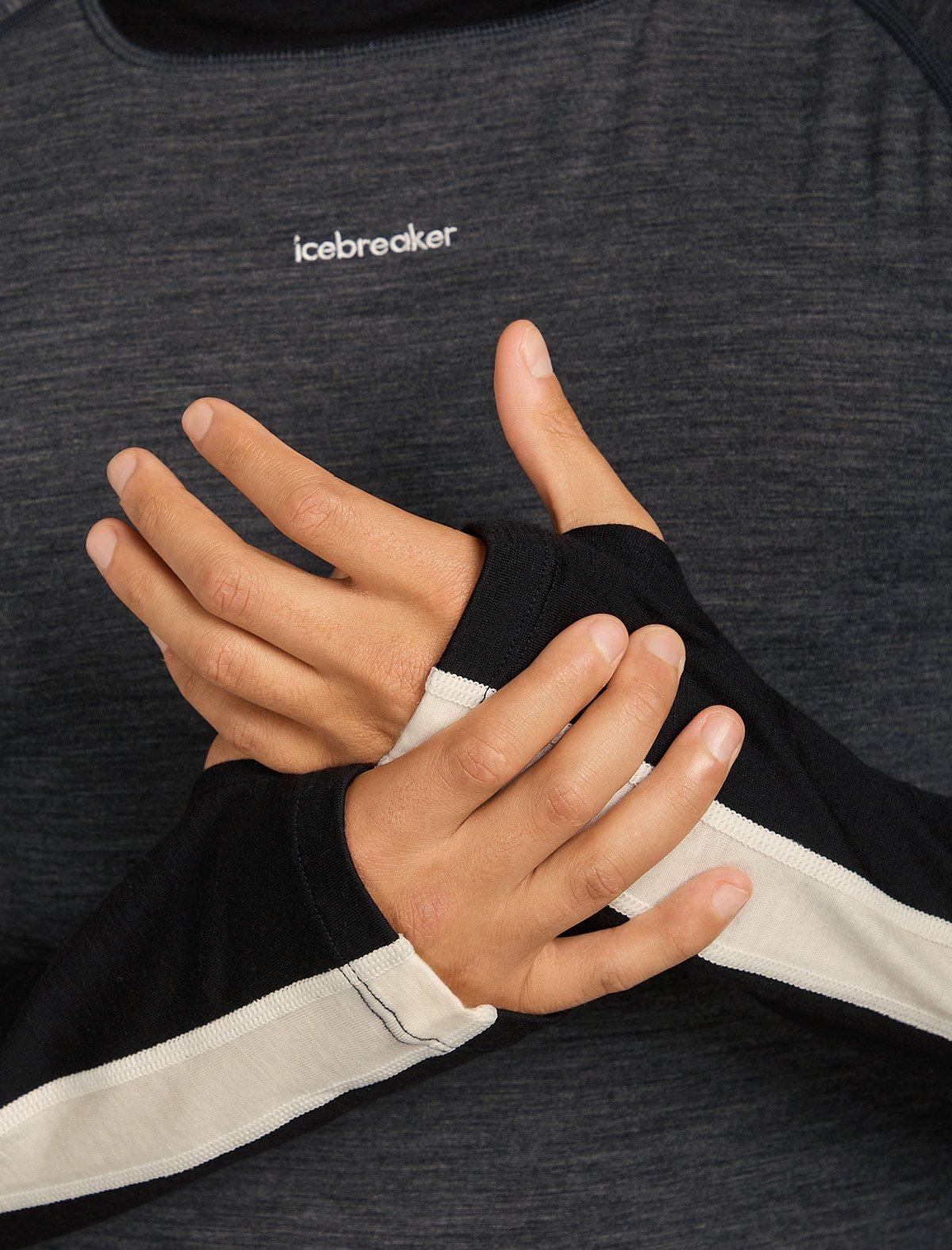 Men's 200 Oasis+ Long-Sleeve High Neck Thermal Top - Black