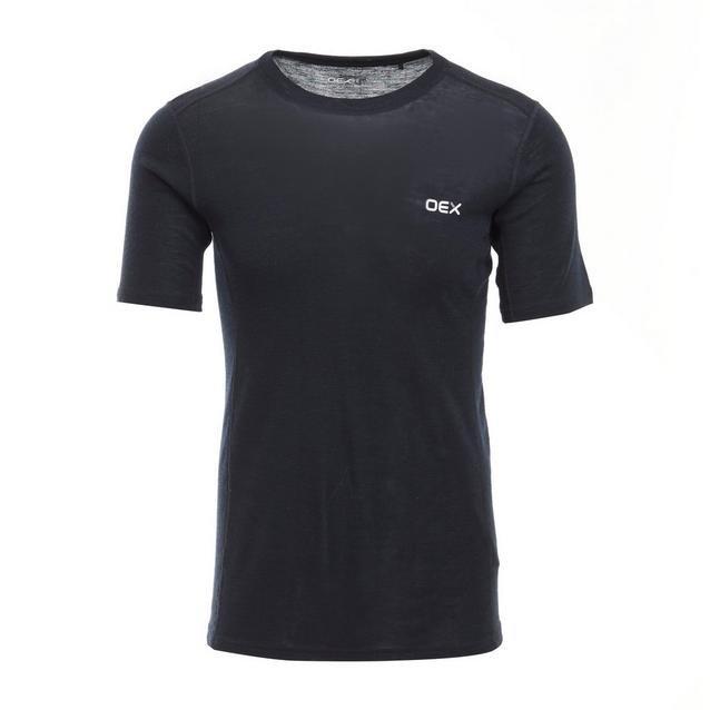 Men’s Kelso Merino Short Sleeve Base Layer - Black