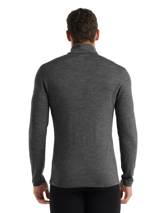 Men's Merino 260 Tech Long Sleeve Half Zip Thermal Top - Gritstone Heather