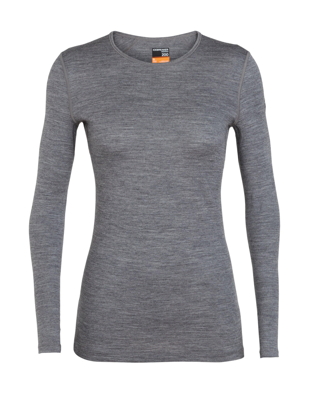 Women's 200 Oasis Long Sleeve Crewe - Gritstone Heather