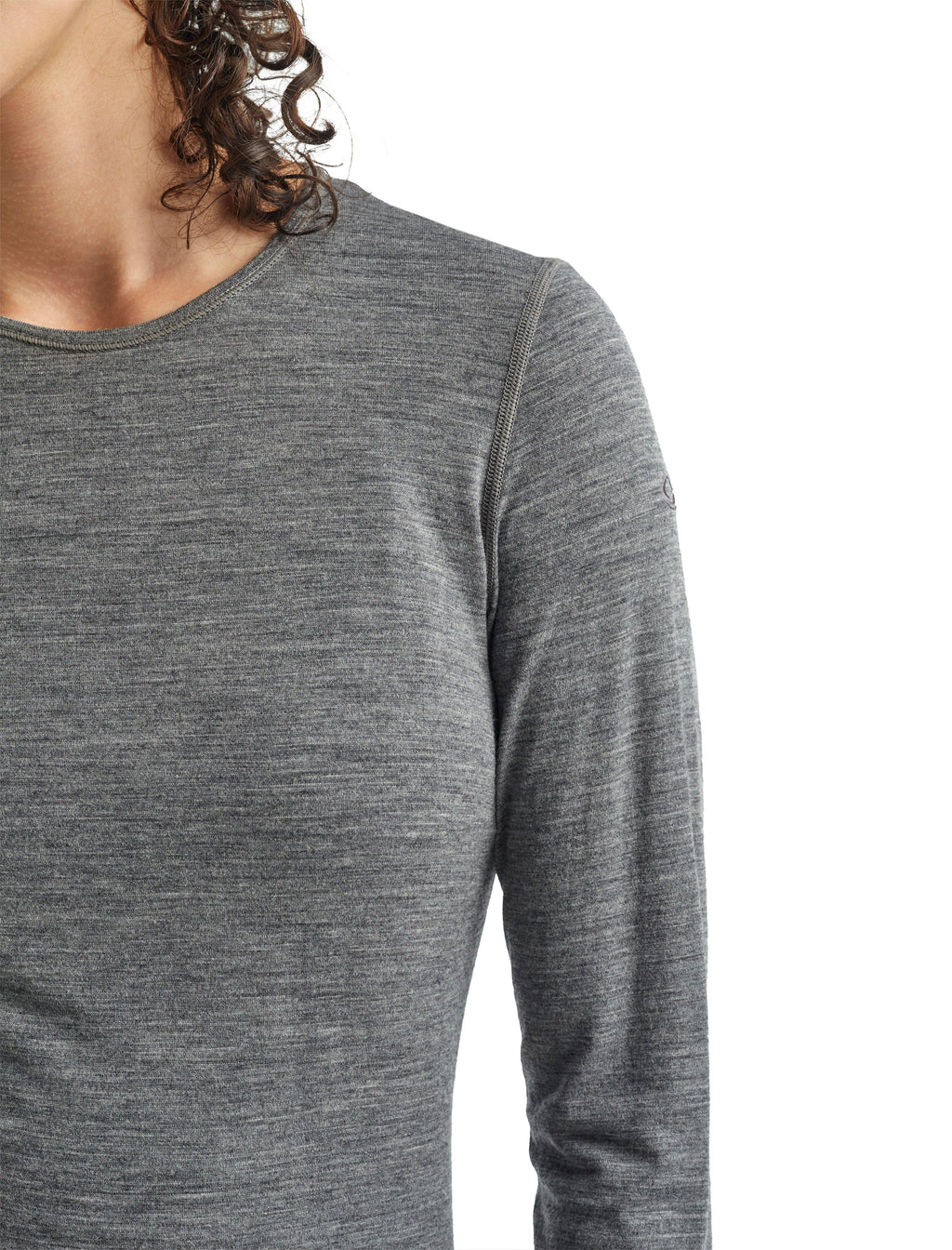 Women's 200 Oasis Long Sleeve Crewe - Gritstone Heather