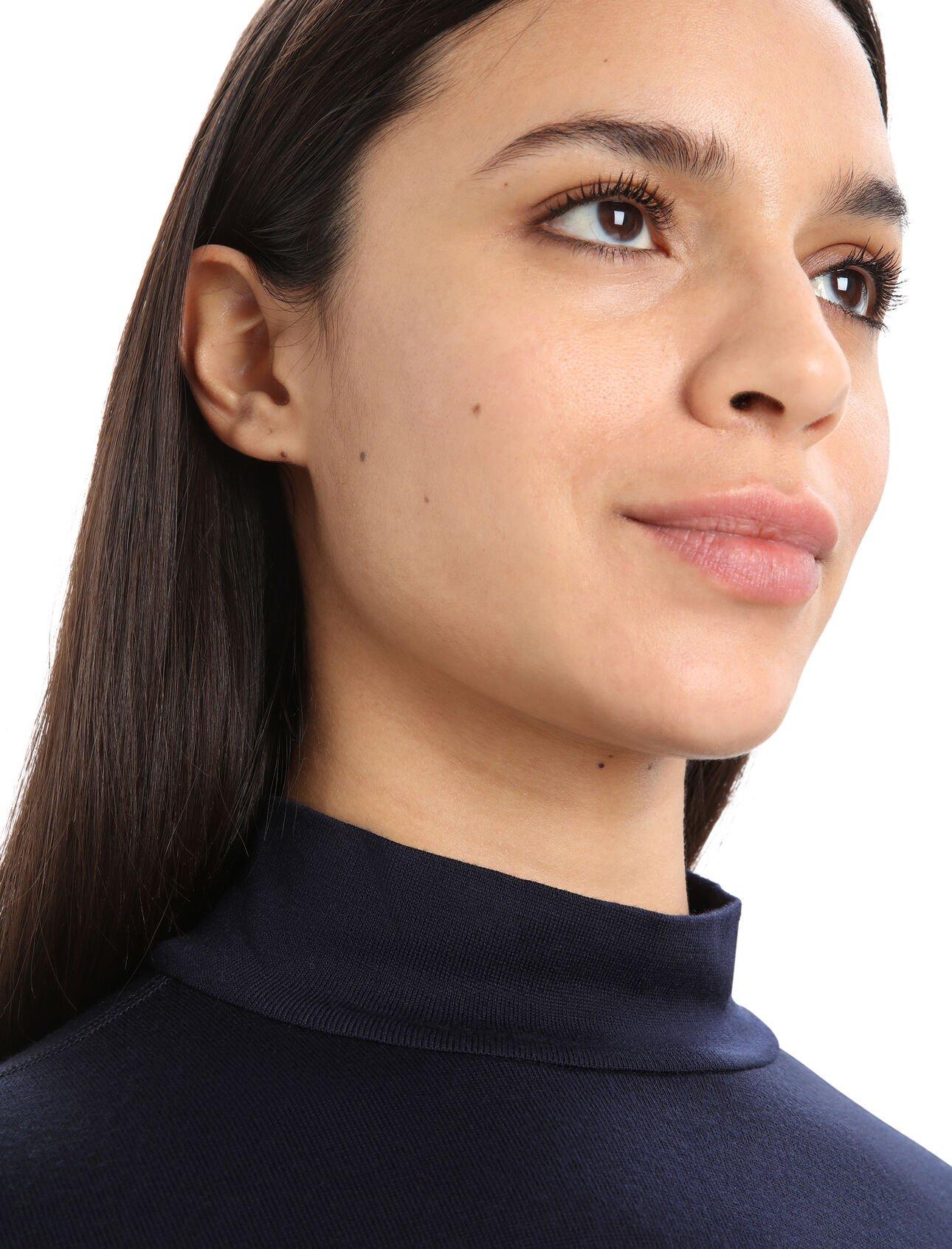 Women's 260 Tech LS Turtleneck - Black