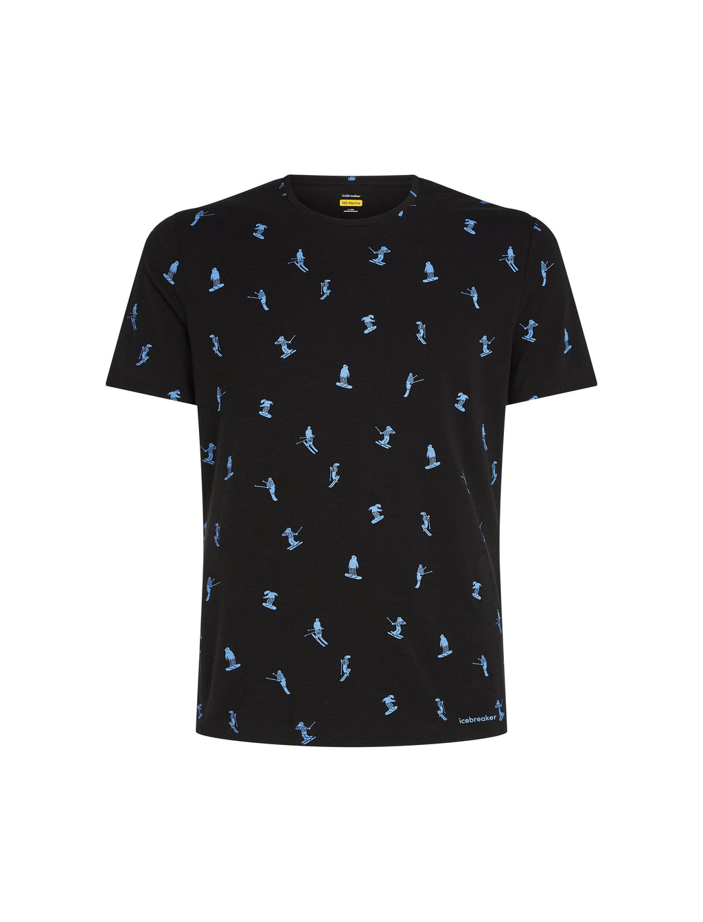 Men's 150 Anatomica Short-Sleeve Base Layer Top - Ski Day / Black