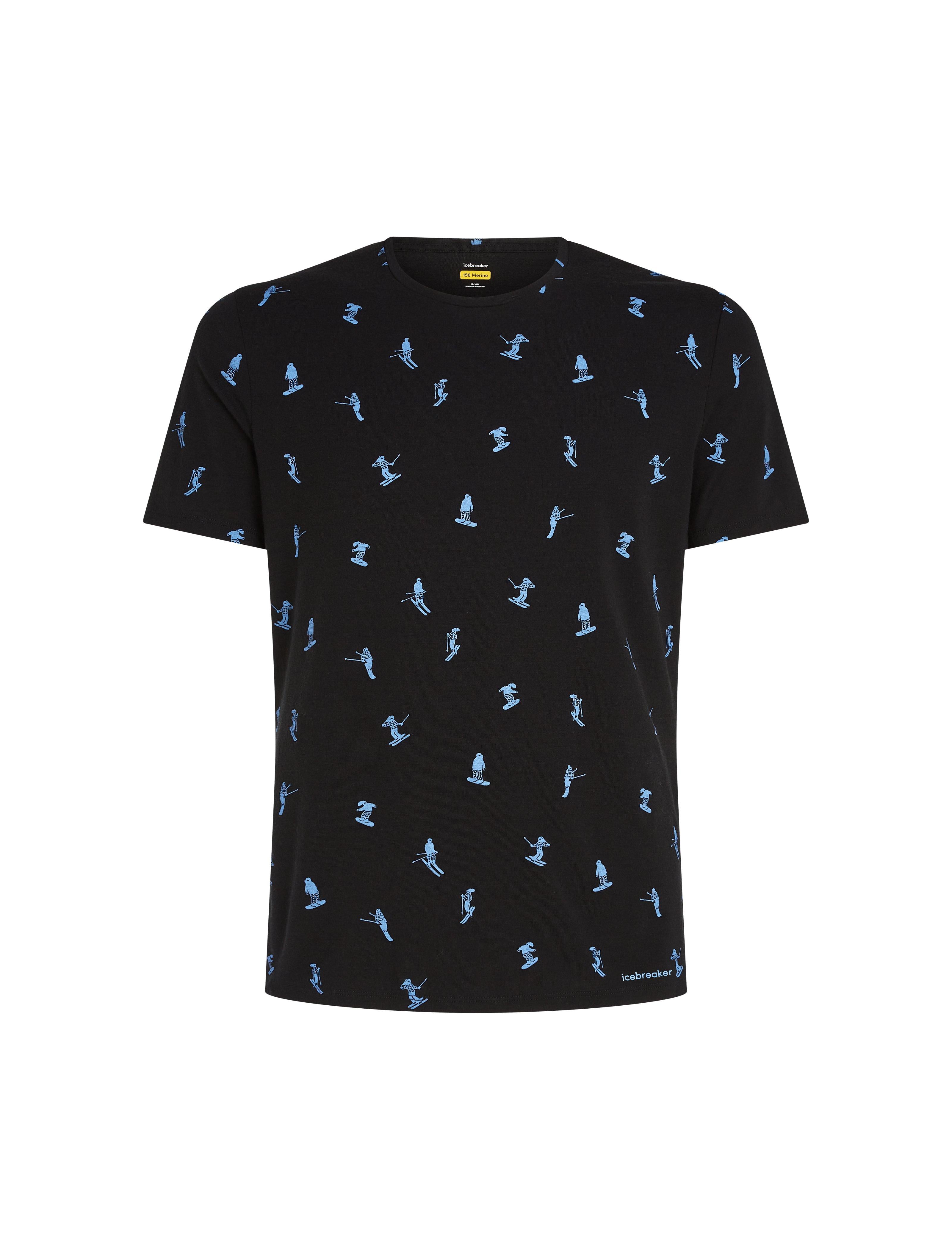 Men's 150 Anatomica Short-Sleeve Base Layer Top - Ski Day / Black