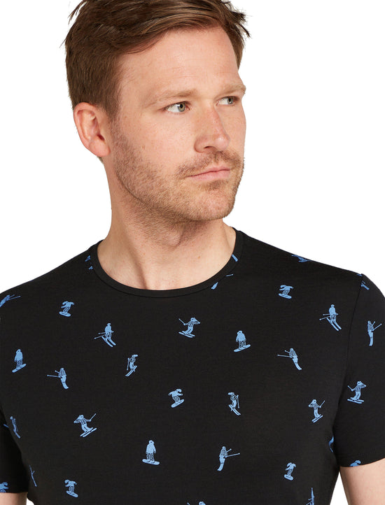 Men's 150 Anatomica Short-Sleeve Base Layer Top - Ski Day / Black