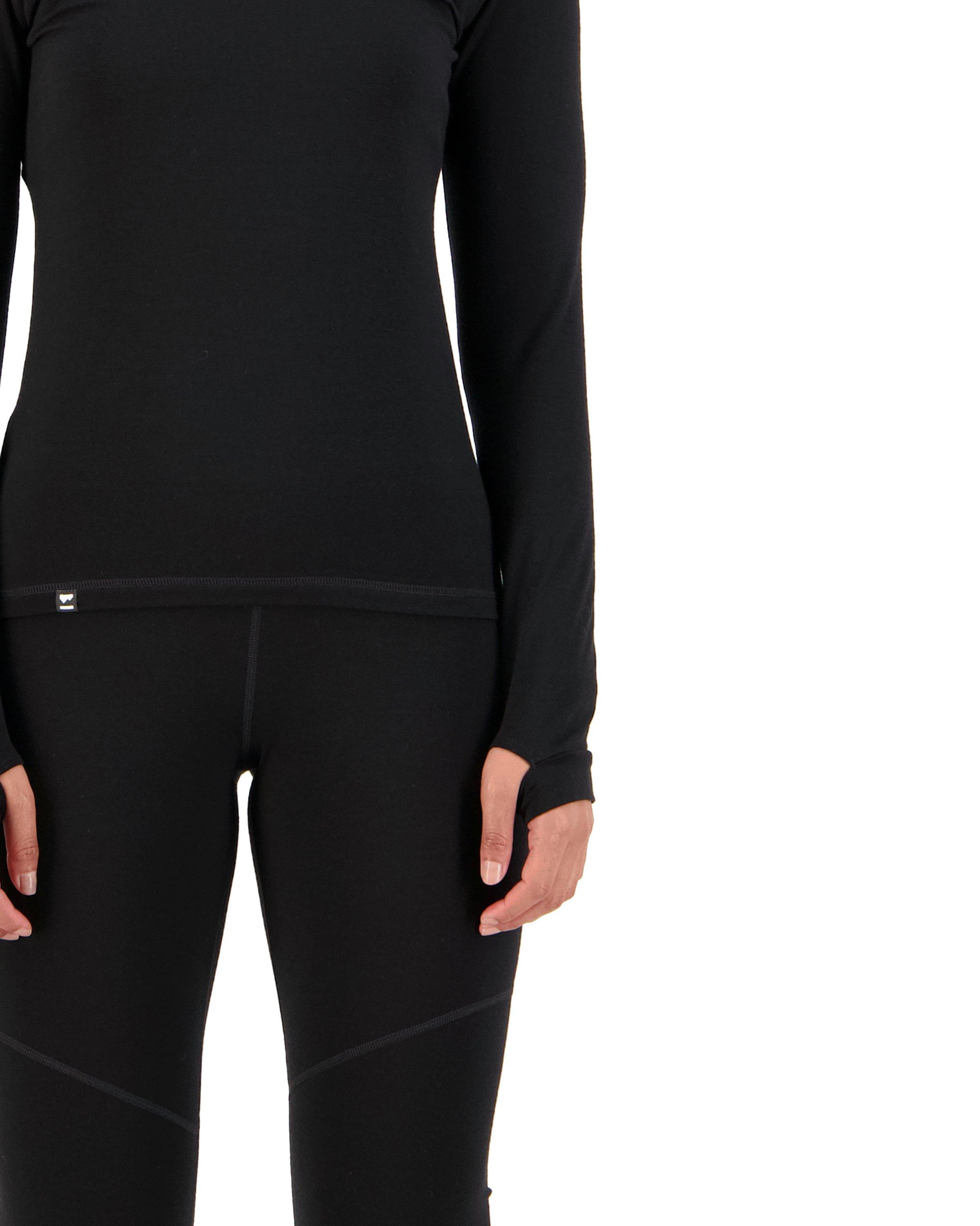 Women's Cascade 200 1/4 Zip Base Layer - Black