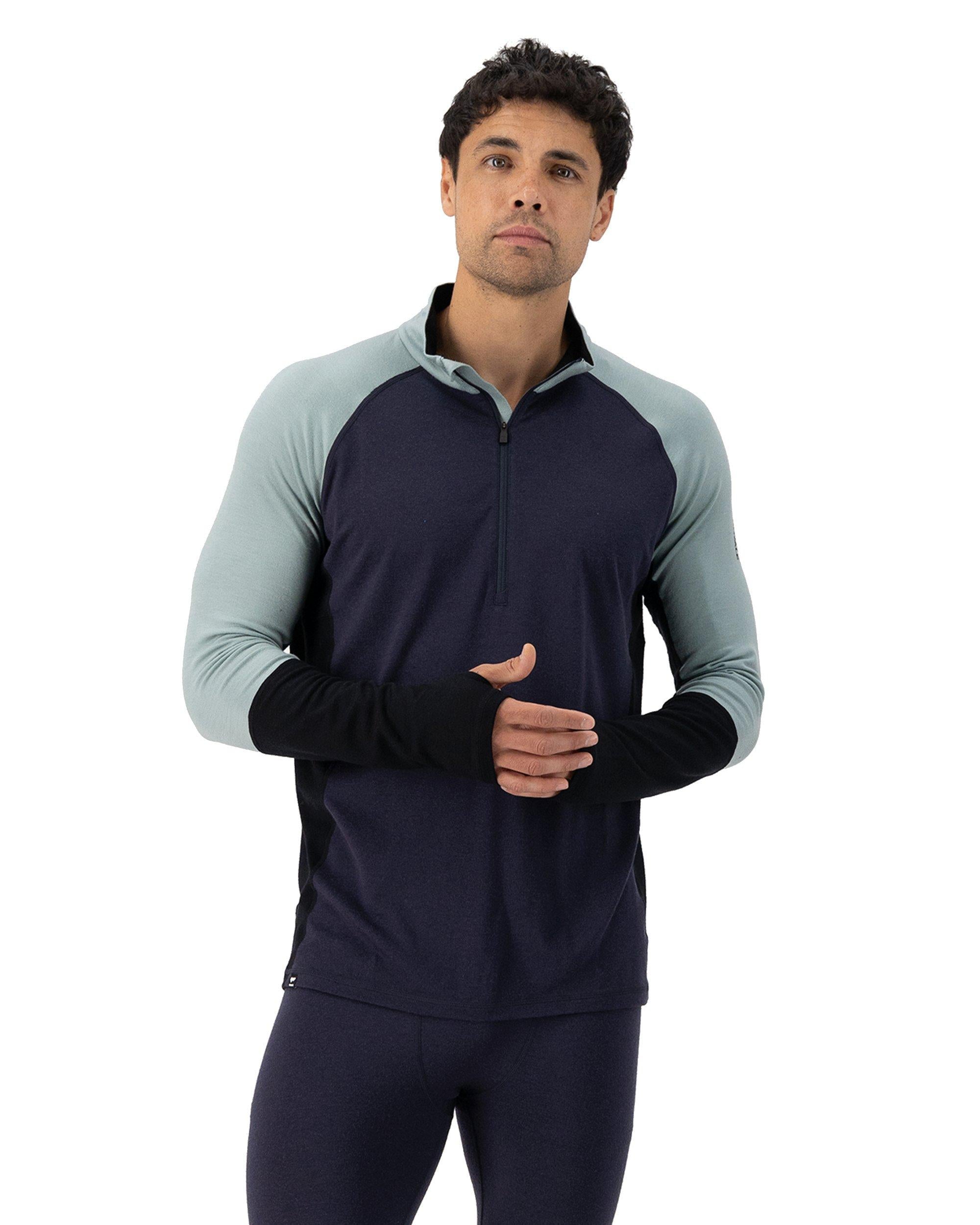 Men's Olympus Merino 1/2 Zip Base Layer - Navy