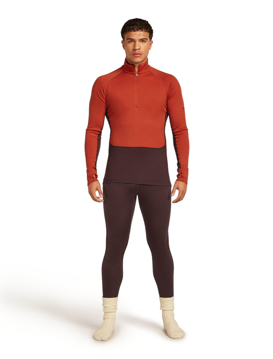 Men's 260 Zoneknit Long Sleeve Half Zip - Red
