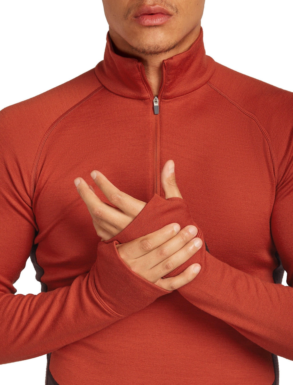 Men's 260 Zoneknit Long Sleeve Half Zip - Red
