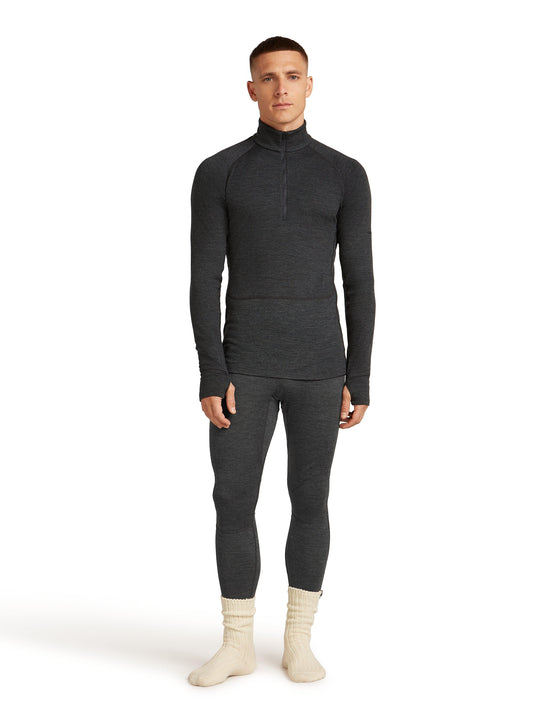 Men's 260 Zoneknit Long Sleeve Half Zip - Grey