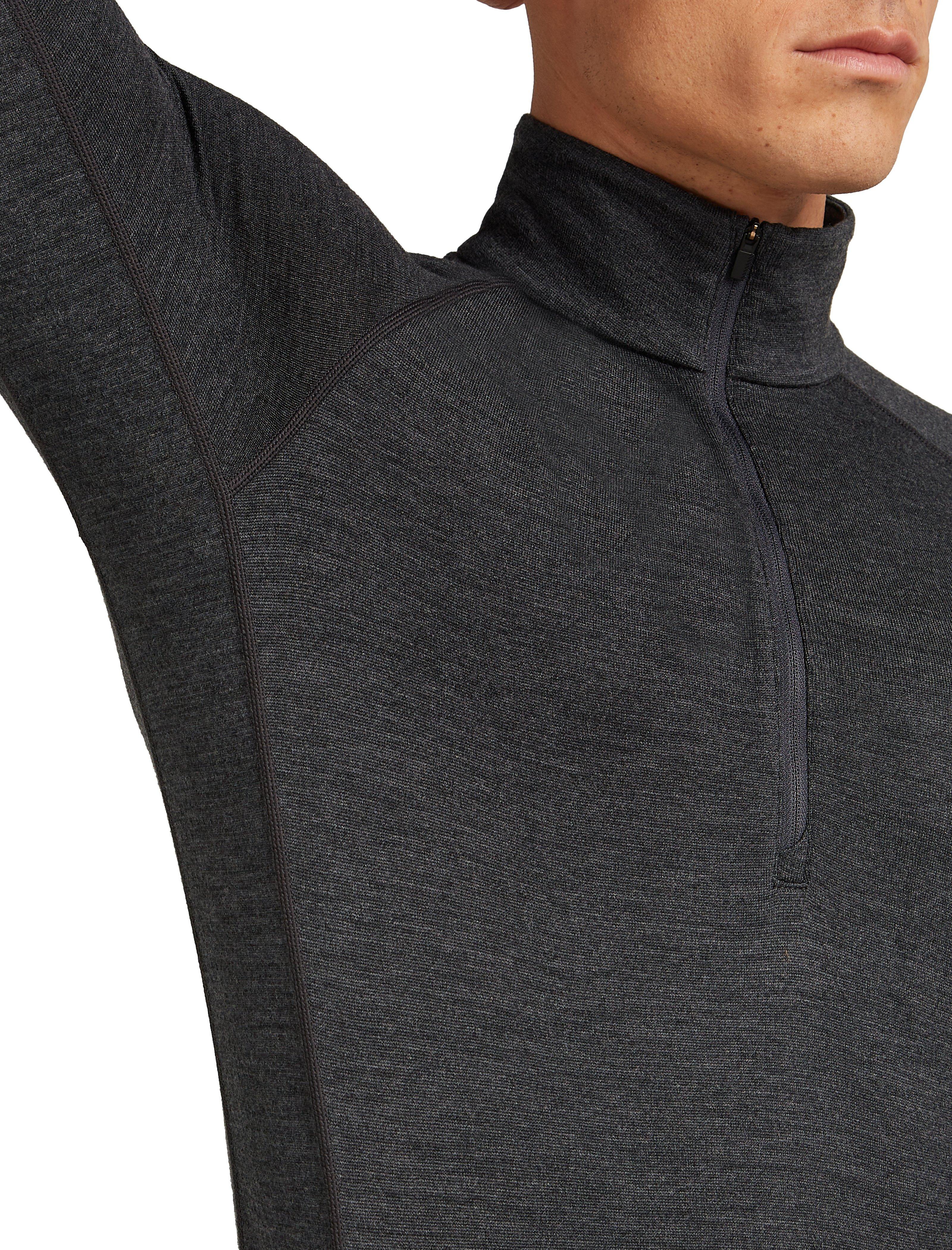 Men's 260 Zoneknit Long Sleeve Half Zip - Grey