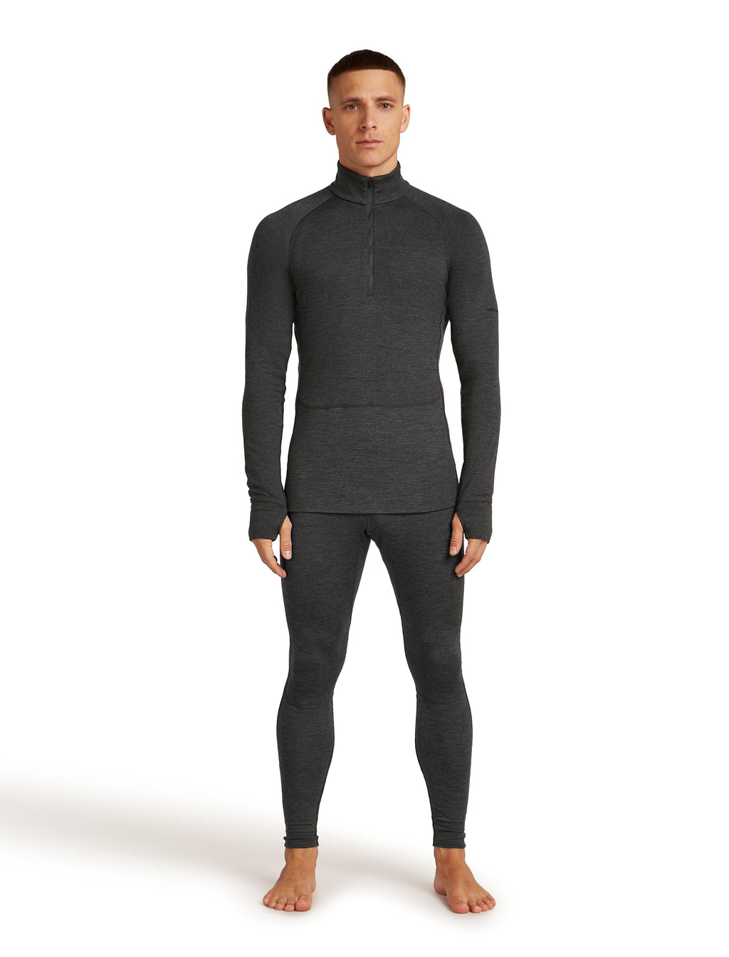 Men's 260 Zoneknit Long Sleeve Half Zip - Grey