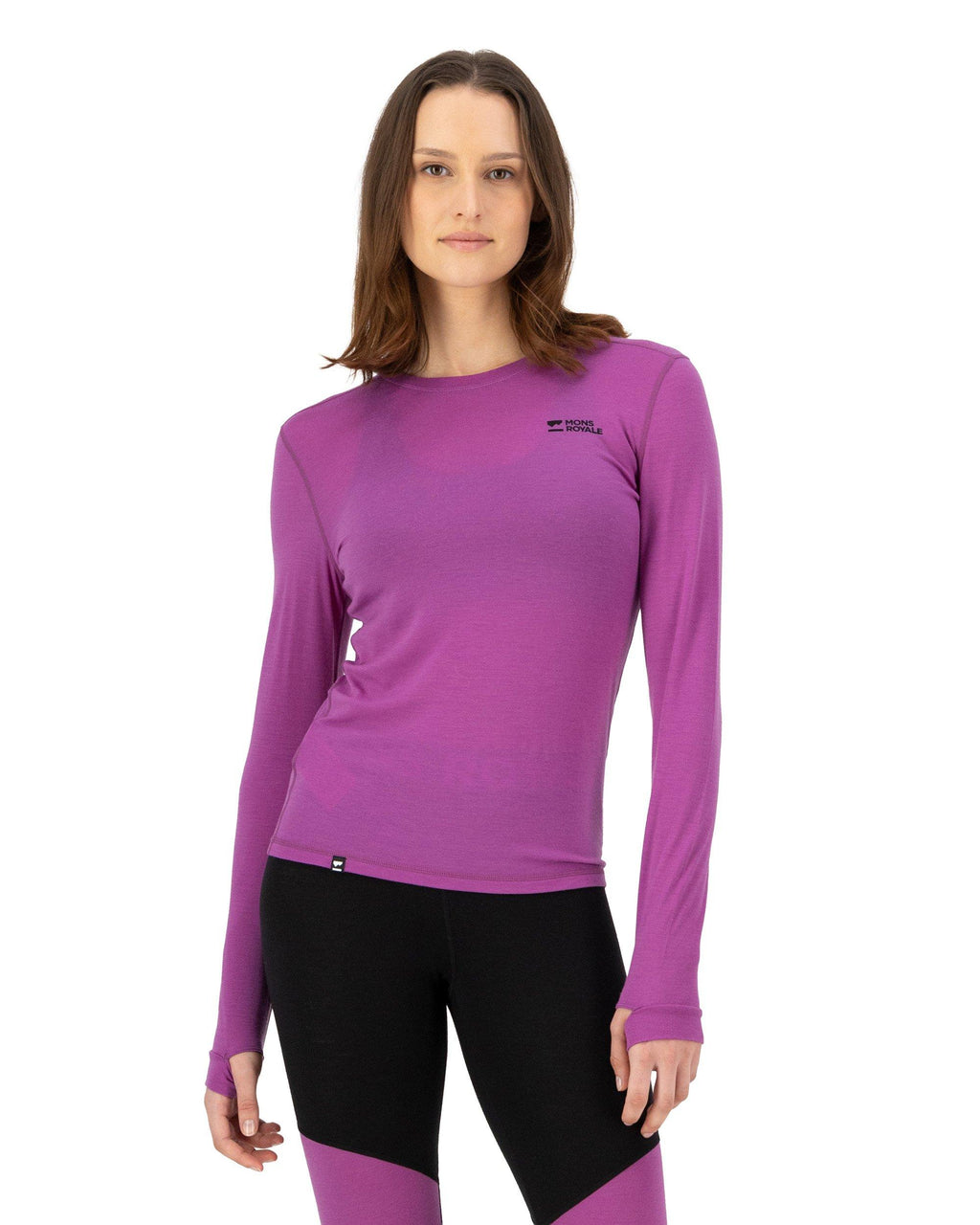 Women's Cascade 200 Merino Long-Sleeve Base Layer Top - Purple