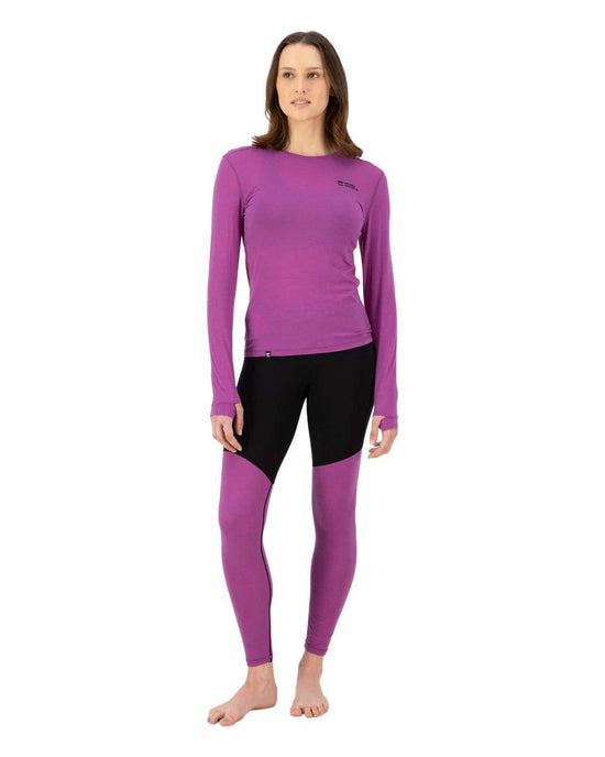 Women's Cascade 200 Merino Long-Sleeve Base Layer Top - Purple