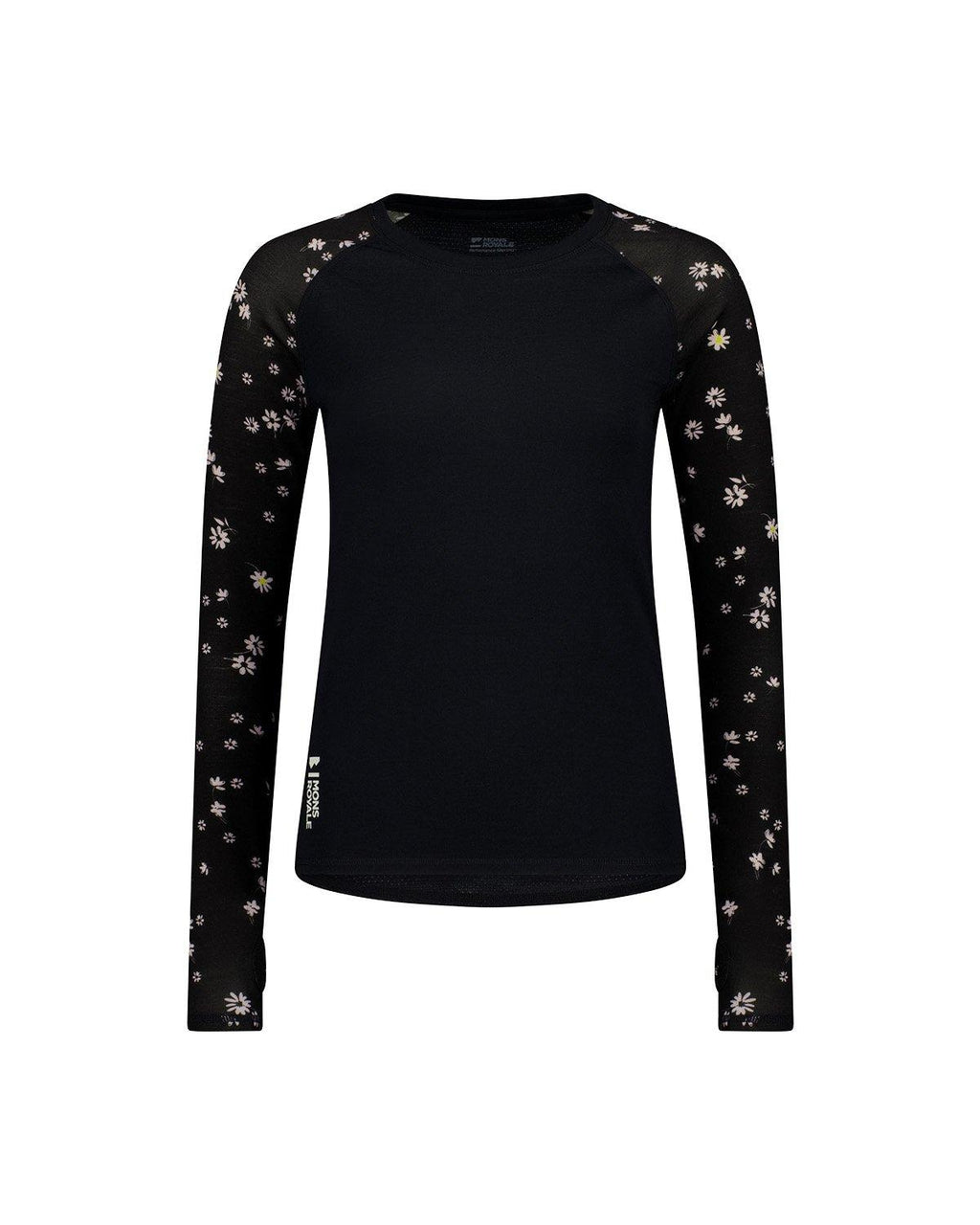 Women's Bella Merino Long-Sleeve Base Layer Top - Black