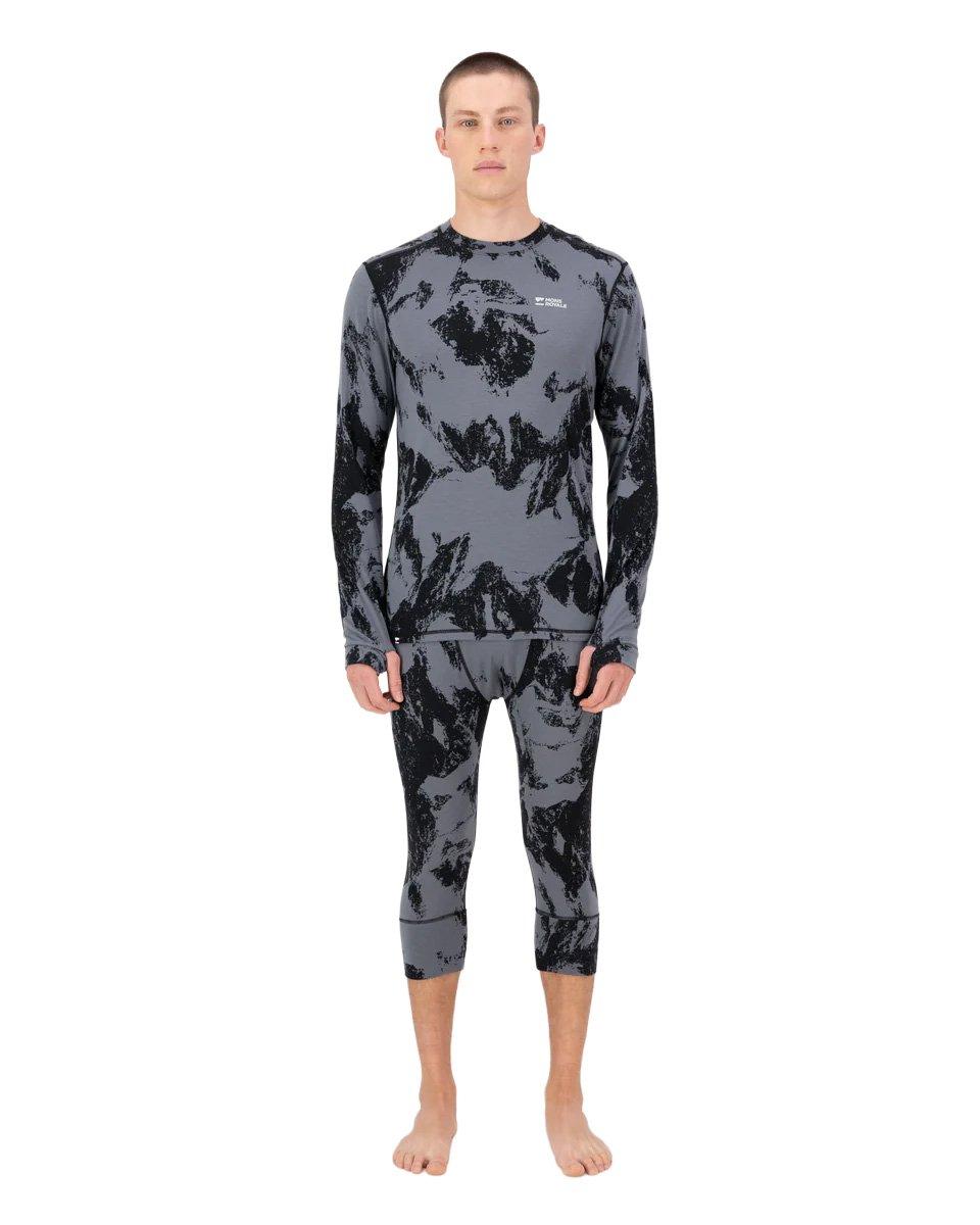 Men's Cascade 200 Merino Long-Sleeve Base Layer Top - Grey